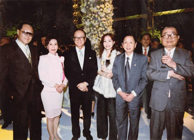 A photo of Dr. Cecil Chao with friends.