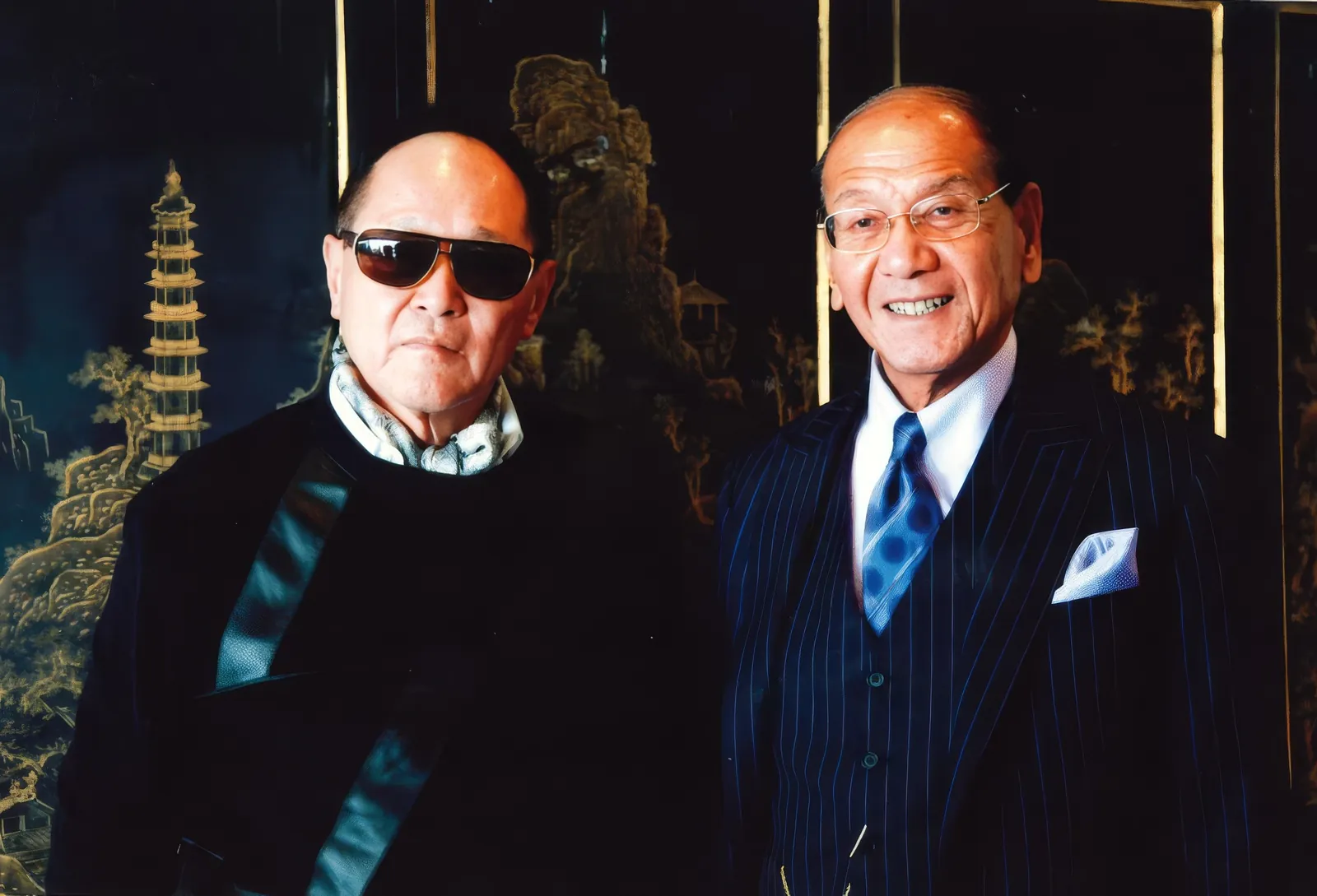 A photo of Dr. Cecil Chao with friends.