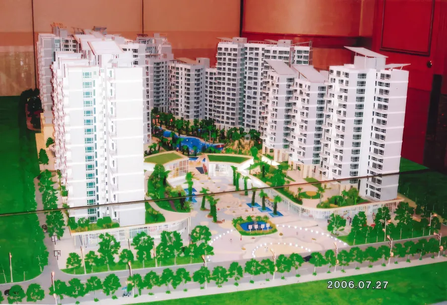 Site model of Cheuk Nang's Shenzhen project.